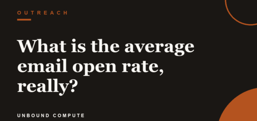 What is the average email open rate, really?