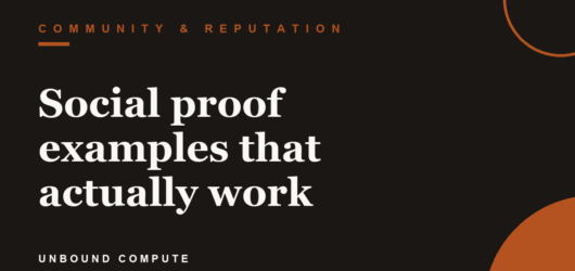 Social proof examples that actually work